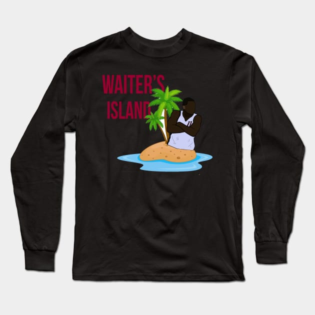 Dion Waiters 'Waiters Island' - Miami Heat Long Sleeve T-Shirt by xavierjfong